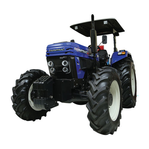 同步机械传动式拖拉机 - Farmtrac 6080 - FARMTRAC TRACTORS EUROPE - 大型 / 带有ROPS / 三点悬挂