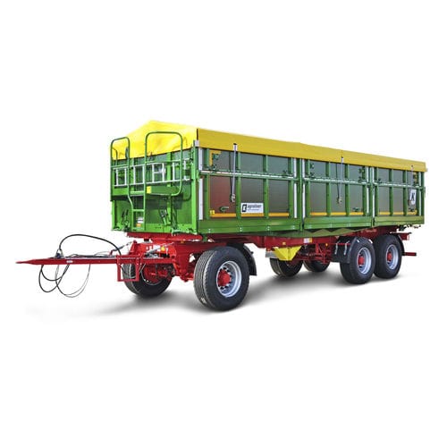 自卸拖车 - HKD 402 - Peter Kröger GmbH - 倾卸式 / 3车轴 / 农用