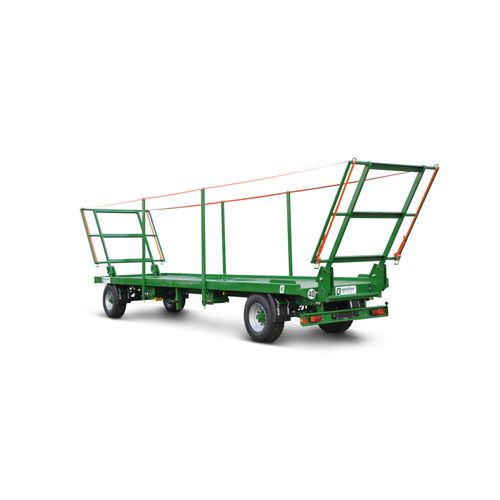 托盘拖车 - PWO 18 - Peter Kröger GmbH - 双车轴 / 用于草捆 / 10 t ... 20 t