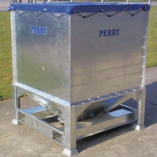 谷物筒仓 - Tote  - Perry Engineering Services Ltd. - 金属 / 漏斗式 / 正方形
