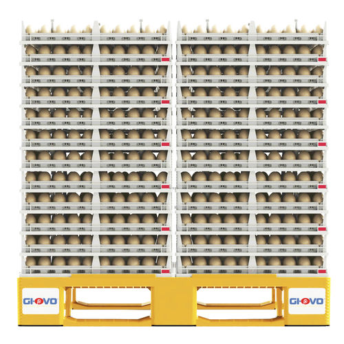 运输用蛋用托盘 - HatchCargoSystem - GI-OVO B.V. - 鸡蛋 / 塑料