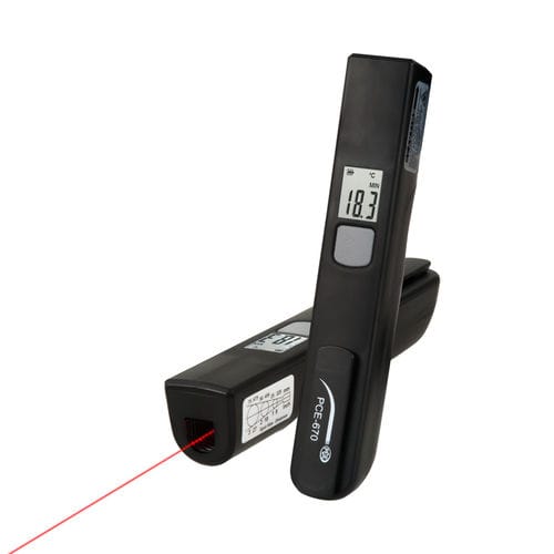数字温度计 - PCE-670 - PCE IBERICA - 红外线 / °C / °F
