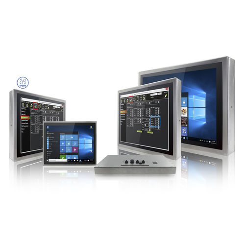 触摸屏显示器 - IP69K Stainless PPC and Display - Winmate Inc. - 液晶 / 密封 / 用于动物超声成像