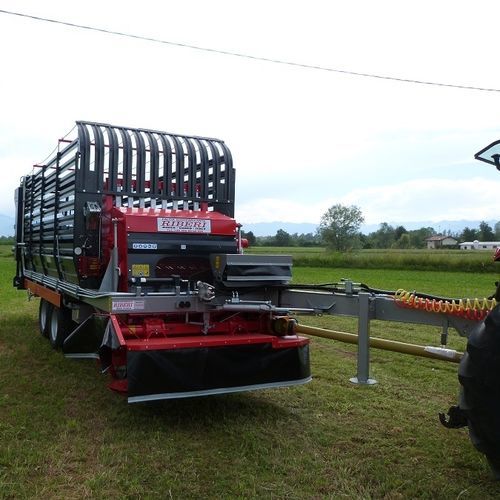 自动装载式拖车 - RS 75 - RIBERI - 双车轴 / 牲畜饲料 / 自卸