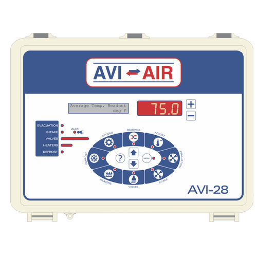 禽舍温度调节器 - Avi-28 - Distribution Avi-Air Inc - 猪舍 / 电子 / 带报警器