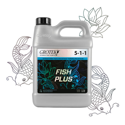有机肥料 - FISH PLUS™ - grotek - NPK / 液体 / 葡萄园