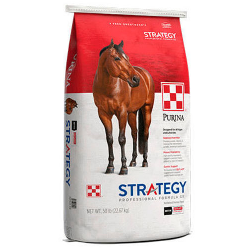 动物饲料补充剂 - Strategy®  - Purina Mills - 马用 / 蛋白质 / 颗粒