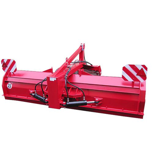 直线型除雪铲 - TRACTOR BLADE HYDRAULIC - STEEL EDGE - Bystroň - Integrace s.r.o. - 液压调节 / 带有橡胶刮板 / 拖拉机前部三点悬挂连接