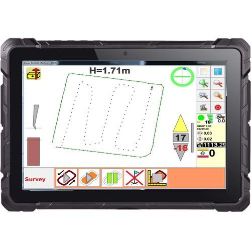 农用平地控制系统 - LL4 - s.c.s. survey cad system - GPS / RTK / 触摸屏