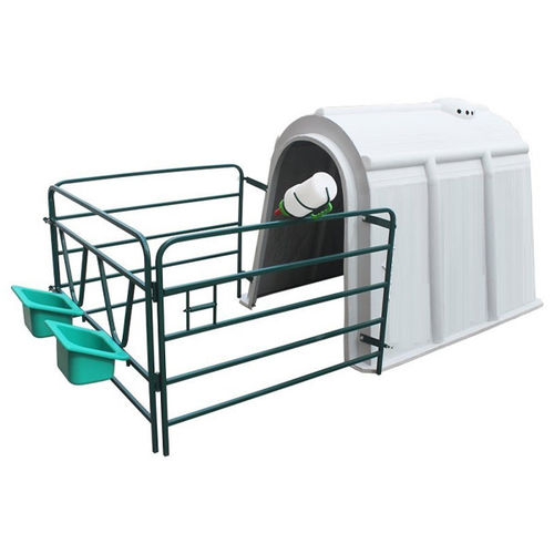 畜牧养殖饲养笼舍 - DEMIR PACKING AND AGRICULTURAL MACHINERY - 牛犊 / 独立型 / 聚乙烯