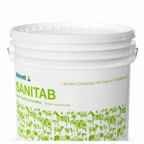 抗菌饲料添加剂 - Sanitab - artevet - 牛 / 家畜 / 干式