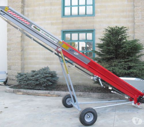 木材输送机 - TELESCOPIC series - TECNOMECCANICA SRL - 带式 / 移动式 / 倾斜