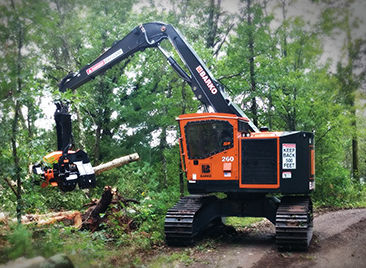 履带式联合伐木机