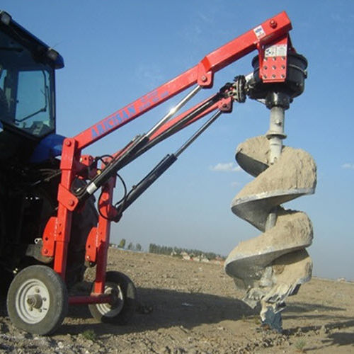 液压螺旋钻 - WL - KZM Trenching Machines ind.Trade.Co.Ltd. - 拖拉机悬挂 / 三点悬挂