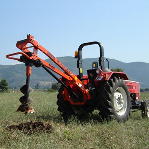液压螺旋钻 - B-150 - KZM Trenching Machines ind.Trade.Co.Ltd. - 拖拉机悬挂 / 三点悬挂