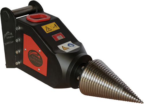 圆锥劈木机 - S2 - Black Splitter GmbH - 液压 / PTO驱动 / 安装在挖掘机上