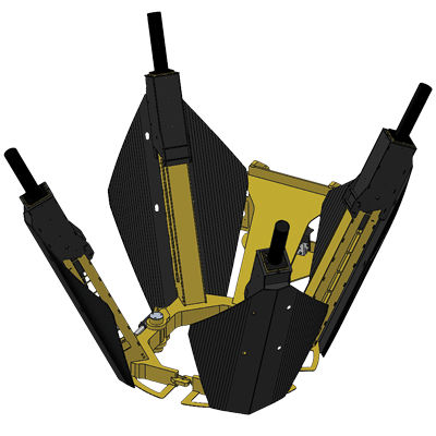 反铲装载机安装式树木移植机 - 4072-4it - le mar tree spade