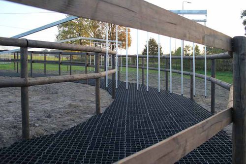圆形跑马场 - Sweden Fence - Molenkoning BV - 带围栏