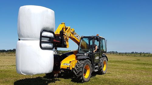圆草捆夹 - Wrapped bale clamp - Rata Equipment - 方捆