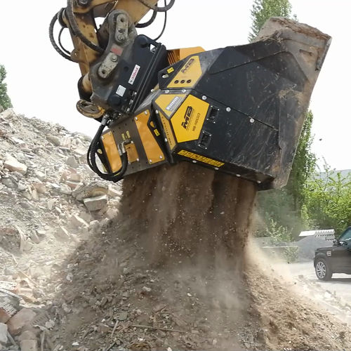 筛分铲斗 - MB-HDS323 - MB Crusher - 用于挖掘 / 用于道路工程 / 用于铸造车间