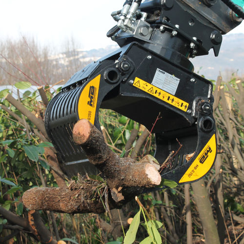 林业抓木器 - MB-G350 S4 - MB Crusher - 用于小型挖掘机 / 通用