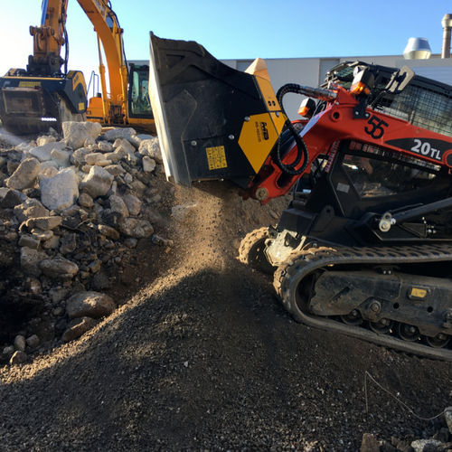 筛分铲斗 - MB-HDS220 - MB Crusher - 用于挖掘 / 用于道路工程 / 用于铸造车间
