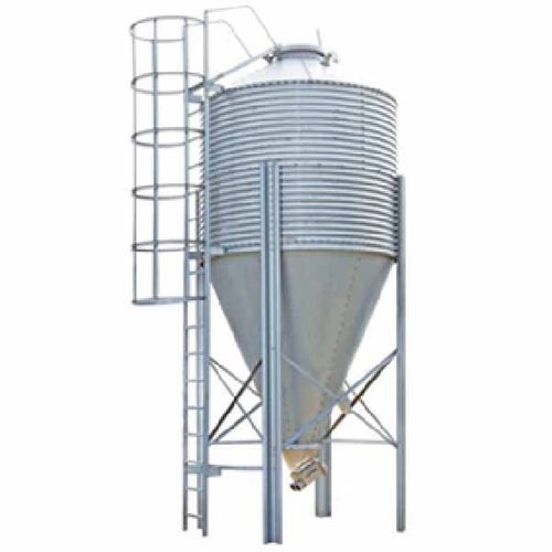 饲料筒仓 - Qingdao Chima Asia Machinery Co., Ltd - 电镀钢 / 圆形 / 锥底