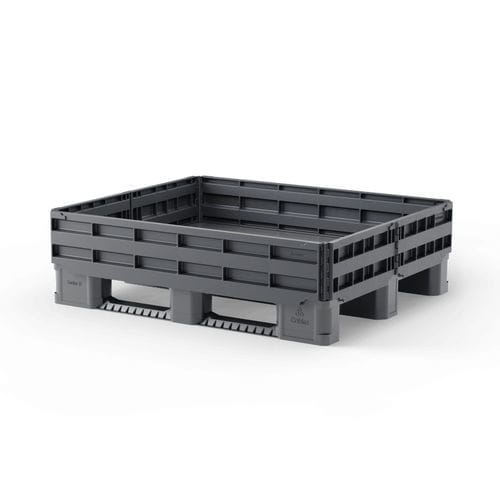 折叠托盘箱 - CabFrame 1210 - Cabka Group GmbH - 塑料 / 轻型 / 可回收