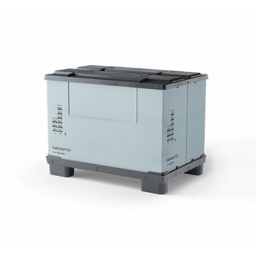 金属托盘箱 - CabCube 3.0 (4F) - Cabka Group GmbH - 塑料 / 带盖 / 堆垛