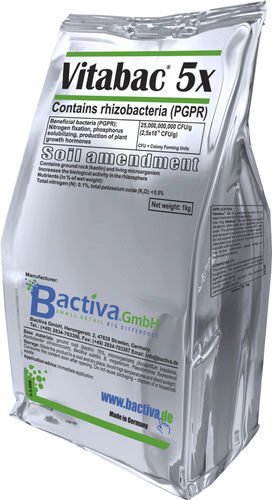 单组分肥料 - vitabacⓇ-5x - Bactiva - 粉末 / 叶面
