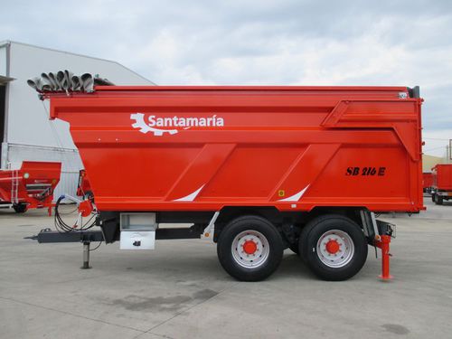 自卸拖车 - S-MAX series - Santamaria Merino - 倾卸式 / 双车轴 / 农用
