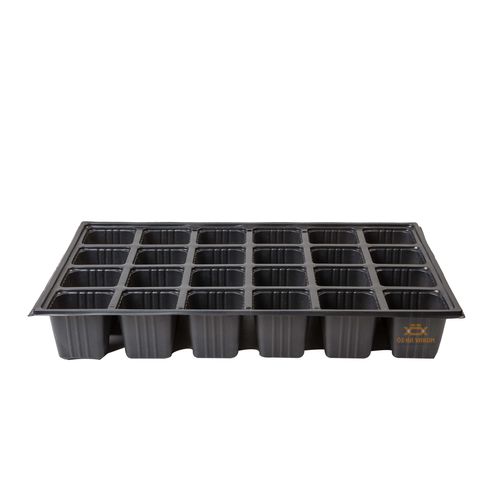 塑料育苗盘 - F24K - ÖZ-KA VAKUM PLASTİK AMBALAJ VE MAKİNA KALIP SAN.TİC.LTD.ŞTİ. - 可回收 / 正方形