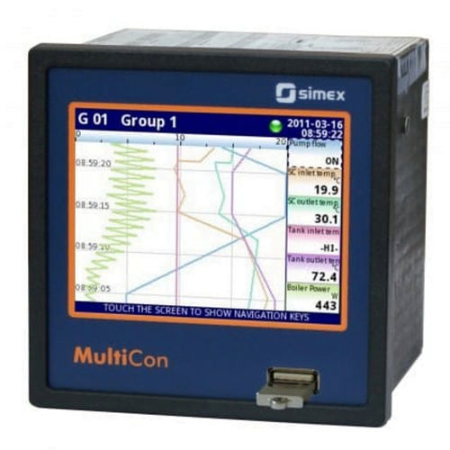 温度数据采集器 - MULTICON CMC-99 - Metri Measurements - 工业 / 紧凑型 / 触摸屏