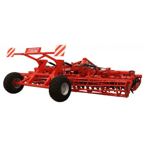 牵引式圆盘耙 - TOSCANO Agricultural Machinery - 悬挂式 / 单分区 / 带滚筒