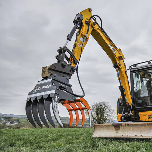 起重机叉 - Scorpion S750 - MDE Machinery Ltd - 用于石材 / 带有抓取器
