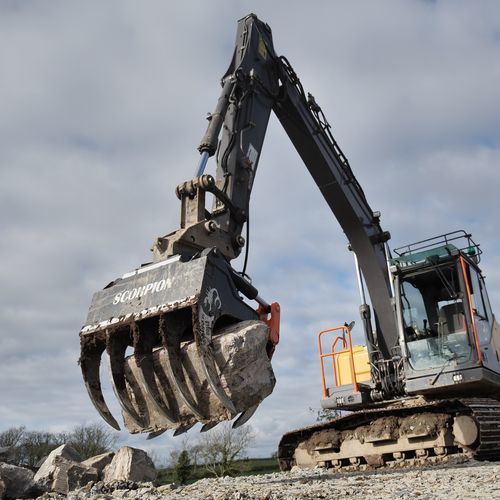 农用抓木器 - Scorpion S1100 - MDE Machinery Ltd - 挖掘机用 / 搬运