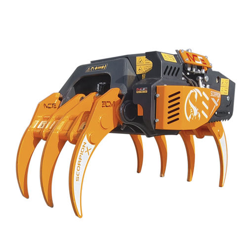 林业抓木器- Scorpion X Grapple Saw - MDE Machinery Ltd - 挖掘机用/ 锯
