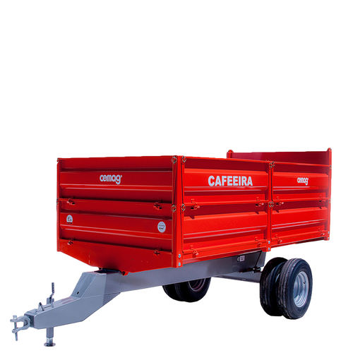 倾卸式拖车 - CBHM6000 - Cemag - 单车轴 / 谷物