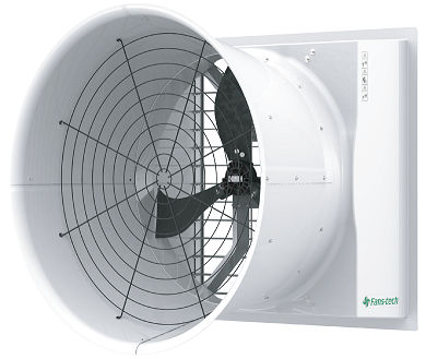 农用建筑通风风扇 - AF1270B5-106-00 - Guangdong Fans-tech Agro Co., Ltd - 用于养猪建筑 / 鸟笼 / 空气循环