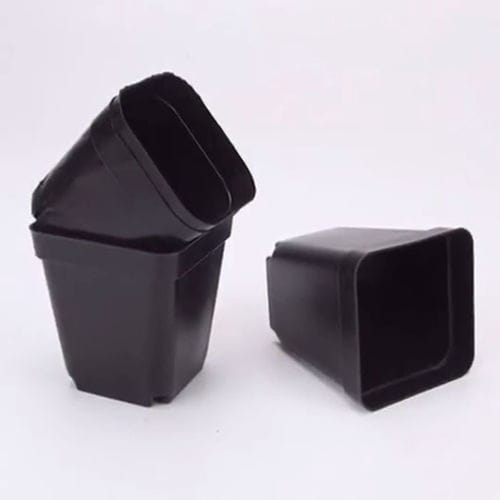 塑料花盆 - RD series - Jiangsu Grow-Green Agriculture Co., Ltd. - 正方形 / 装饰 / 黑色