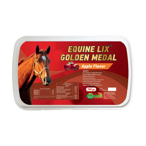 黑蔗糖蜜桶装舔块 - Equine Lix Golden Medal - S.I.N. HELLAS - 马 / 微量元素 / 维生素
