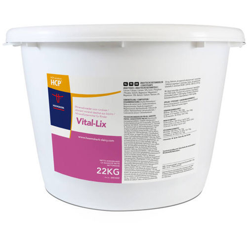牛桶装舔块 - Vital-Lix - heemskerk Dairy - 牛用 / 黑蔗糖蜜 / 矿物质