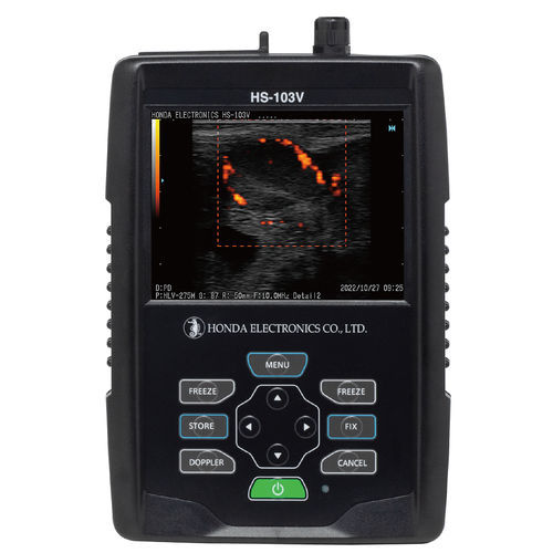 便携式兽用超声诊断仪 - HS-103V - HONDA ELECTRONICS CO.,LTD. - 大型动物 / 线性 / 用于生殖成像