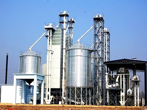 谷物筒仓 - TCZK series - SRON SILO ENGINEERING - 电镀钢 / 漏斗式 / 振动底部