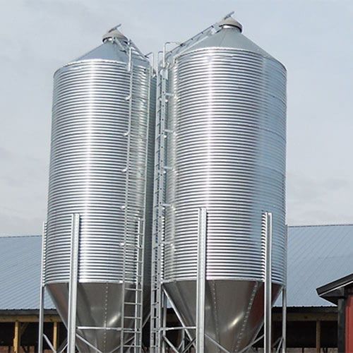 谷物筒仓 - SRON SILO ENGINEERING - 用于饲料 / 饲料 / 钢