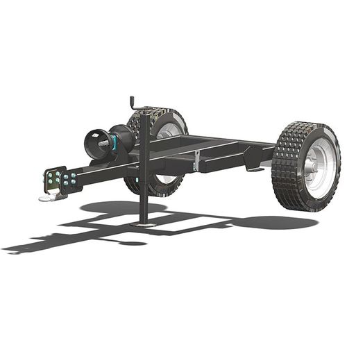 牵引拖车架 - CSC - DCM Spreaders - 单车轴 / 农用 / 0 t...10 t