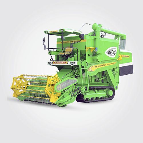 滚筒式脱粒联合收割机 - 6300 Mini - KS Agrotech Pvt. Ltd. - 小麦 / 向日葵