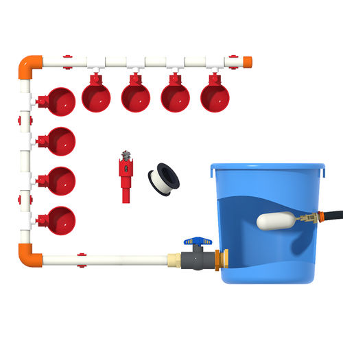 禽类喂水系统 - DIY - Cangzhou Phoenix Breeding Equipment Co., Ltd. - 喂食碗 / 自动 / 塑料
