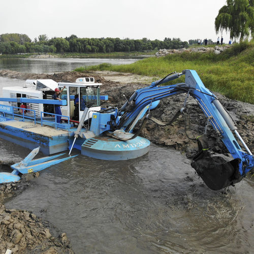 液压挖泥船 - RL-AD384 - Relong - 水陆两用