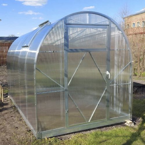 隧道式温室 - ES 2 - Ecoslider Greenhouses and PremiFarm Aeroponic Vert - 花园 / 钢结构 / 钢结构